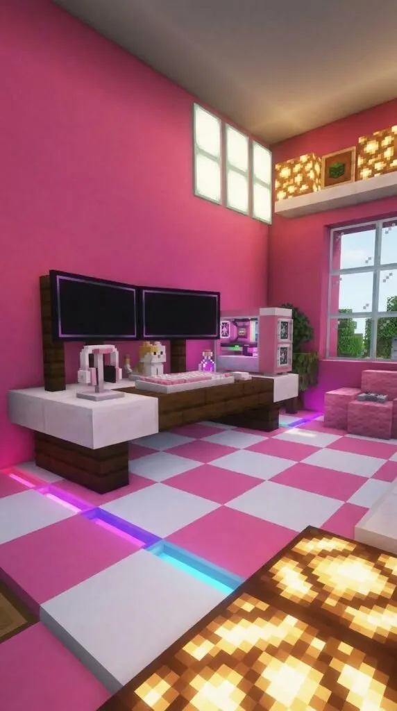 7 Aesthetic Pink Bedroom Ideas for Cozy Minecraft Builds