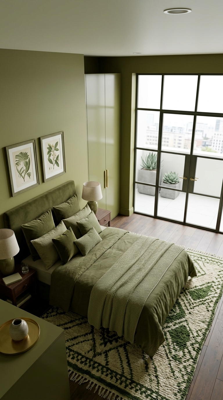 8 Olive Green Bedroom Ideas for a Nature Retreat