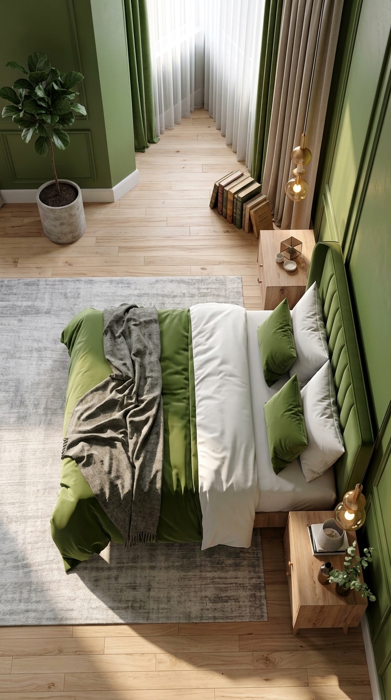 9 Olive Green Bedroom Ideas for Stylish Serenity