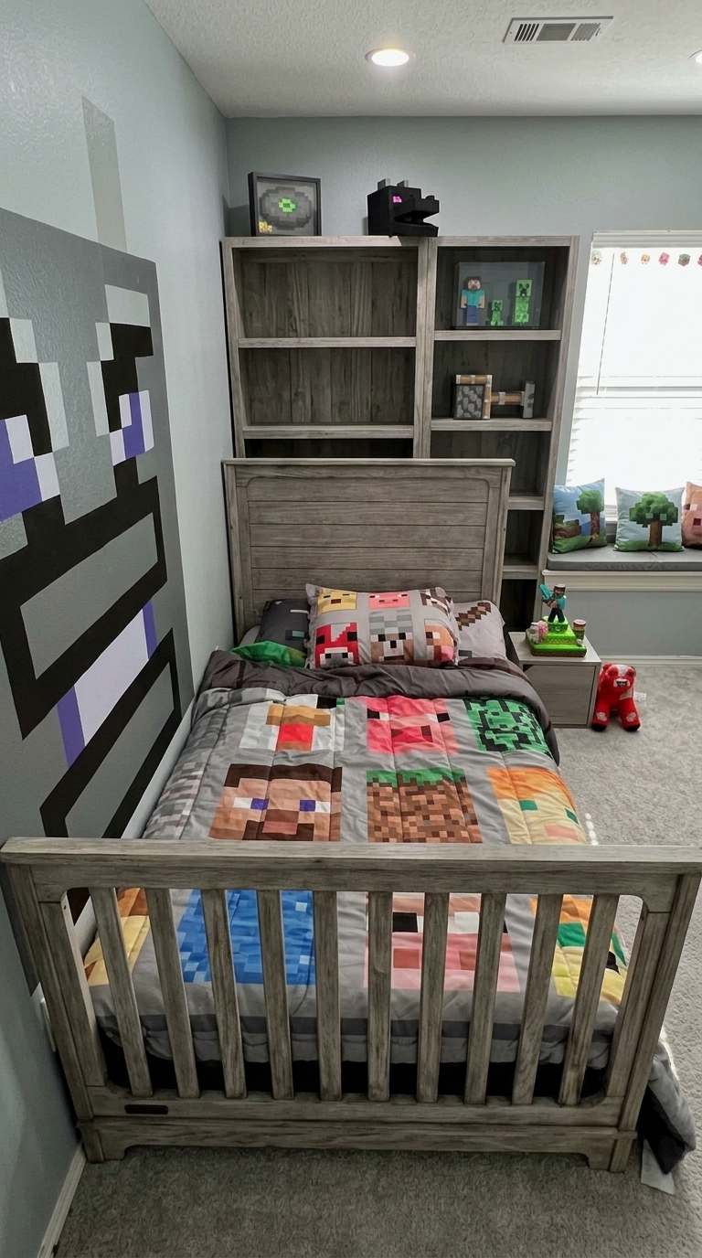 8 Aesthetic Minecraft Bedroom Ideas for Kids