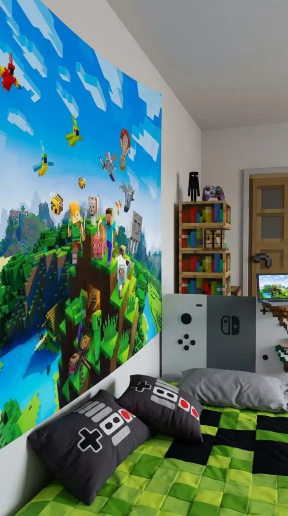 7 Aesthetic Minecraft Bedroom Ideas for Kids
