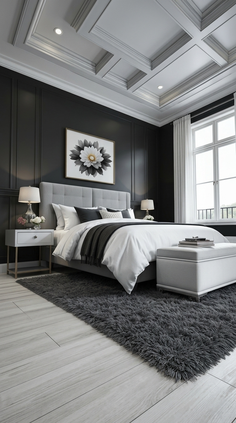 8 Black and Grey Bedroom Ideas for Timeless Elegance