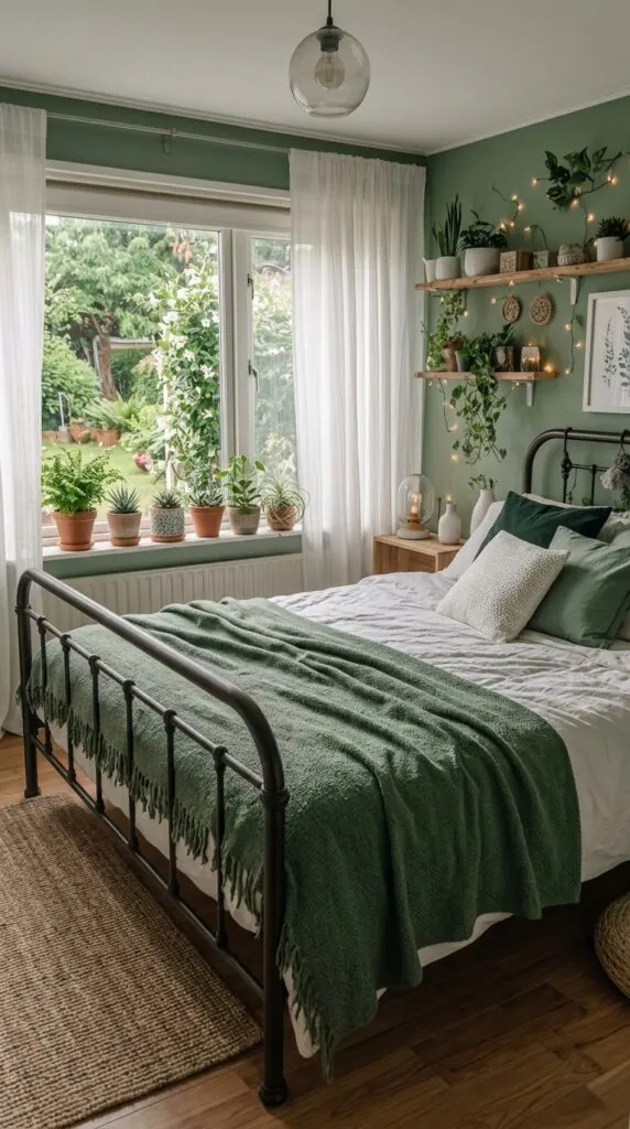 1 Calming Green Bedroom Colour Palette: Soft Neutrals