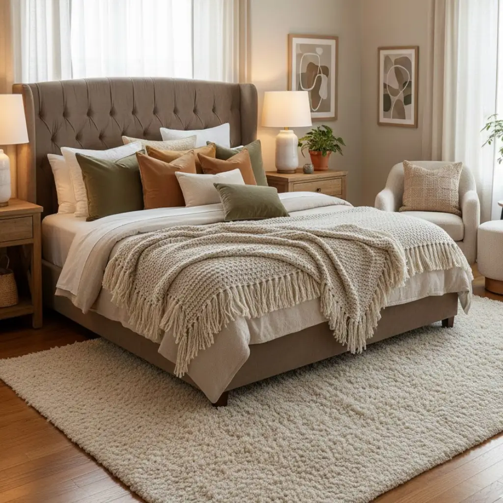 10 cozy bedroom ideas: Warm Retreat Tips