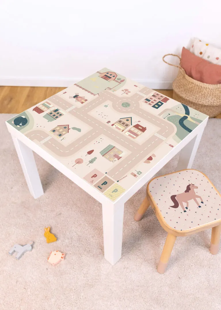 137 Creative Adhesive Films for IKEA LACK Side Table
