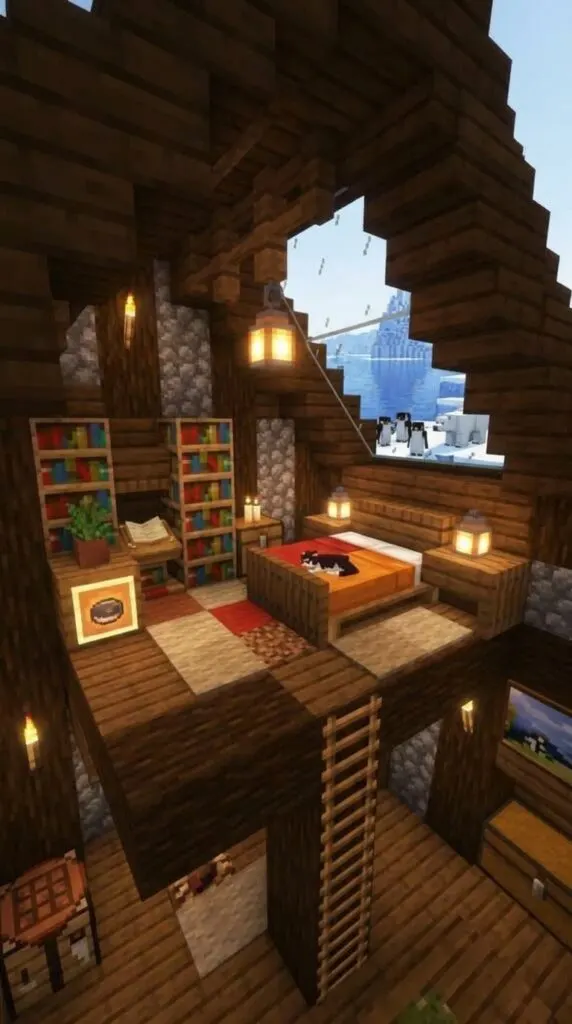 1 Creative Minecraft Bedroom Idea for Luxury Vibes