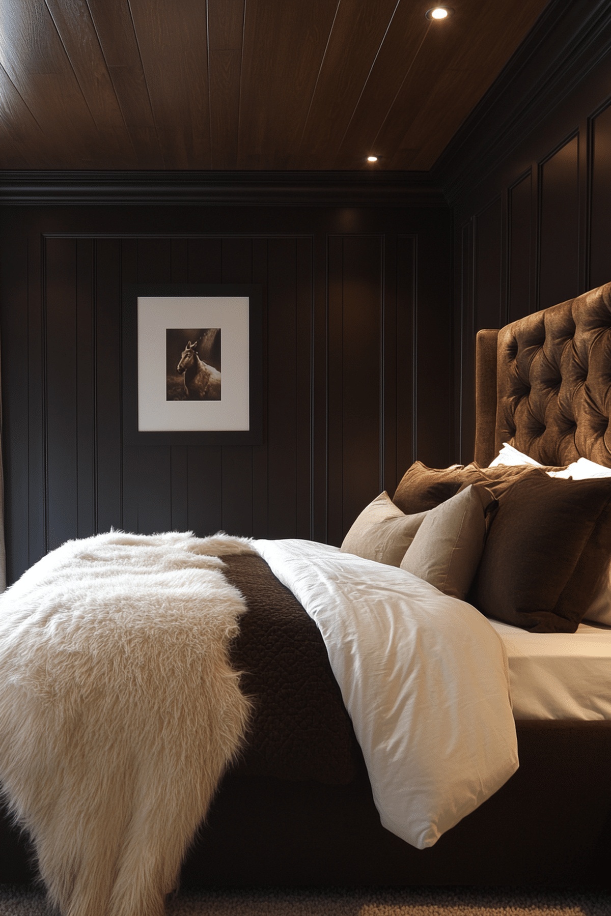 8 dark minimalist bedroom ideas for depth