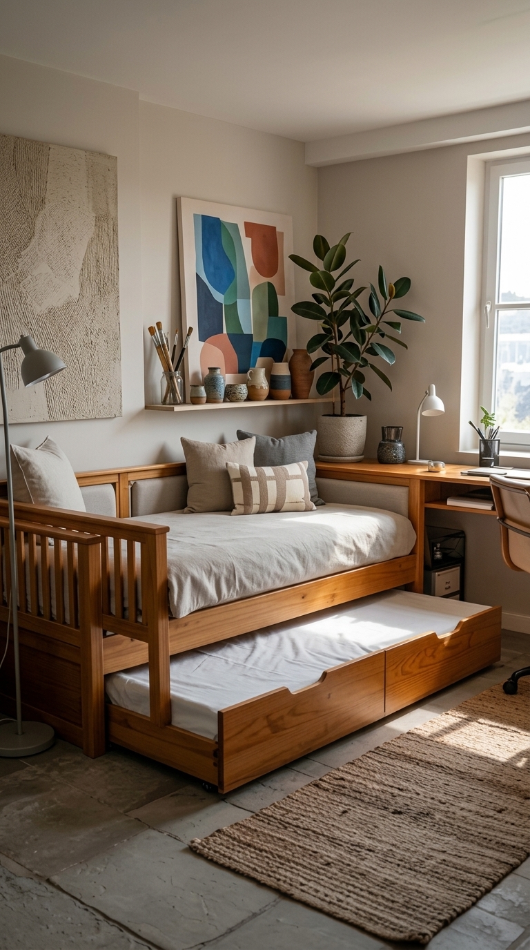 8 Daybed Office Guest Room Ideas for Small Spaces