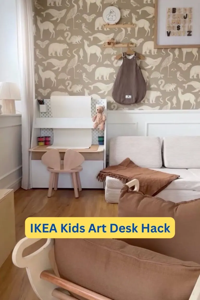 12 Creative Ways to Transform an IKEA Bookcase into a Kids Art Desk