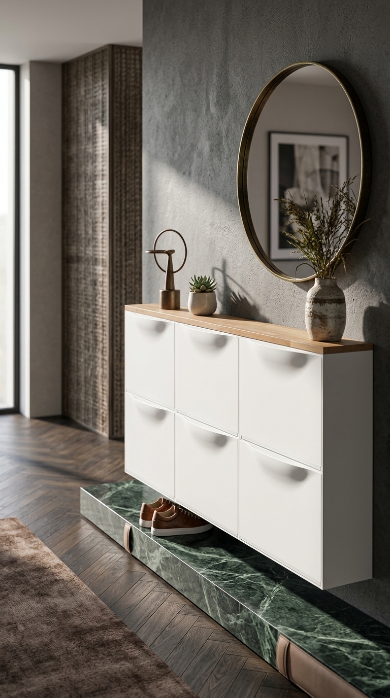 8 IKEA Trones Holzplatte für 3 Schuhschränke: Stylish Storage