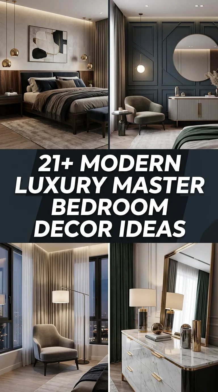 2 Modern Luxury Master Bedroom Ideas You’ll Love