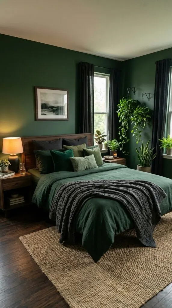 7 Moody Green Bedroom Decor Finds for a Cozy Space