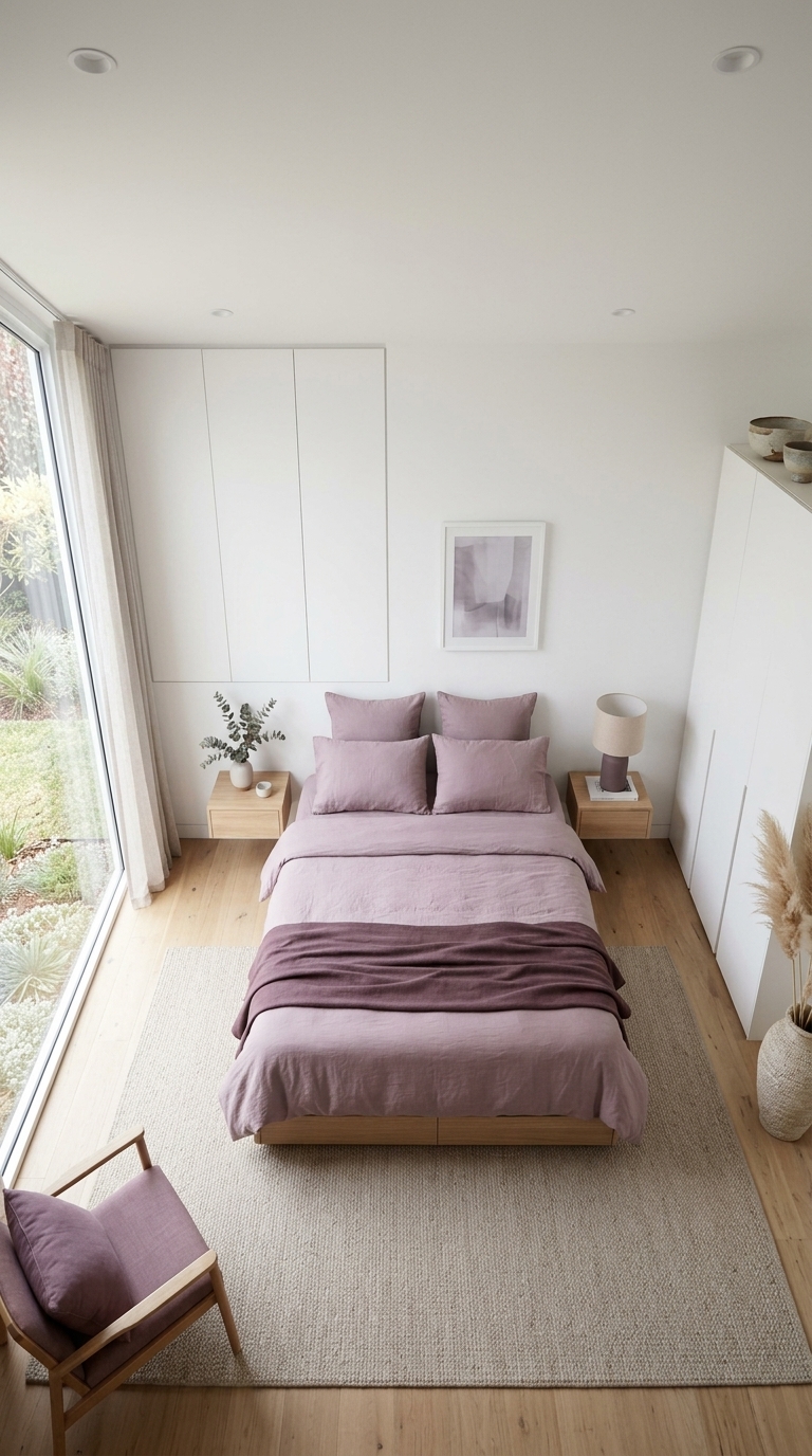 8 Purple and White Bedroom Ideas for Elegant Style