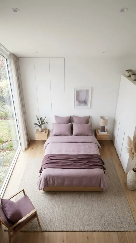 8 Purple and White Bedroom Ideas for Elegant Style