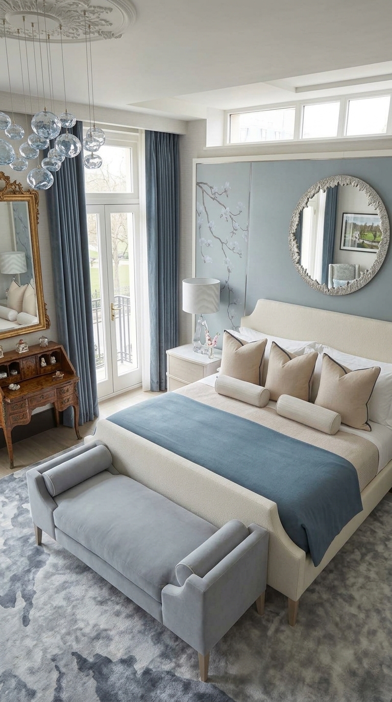 7 Relax in Style: Light Blue Bedroom Inspirations