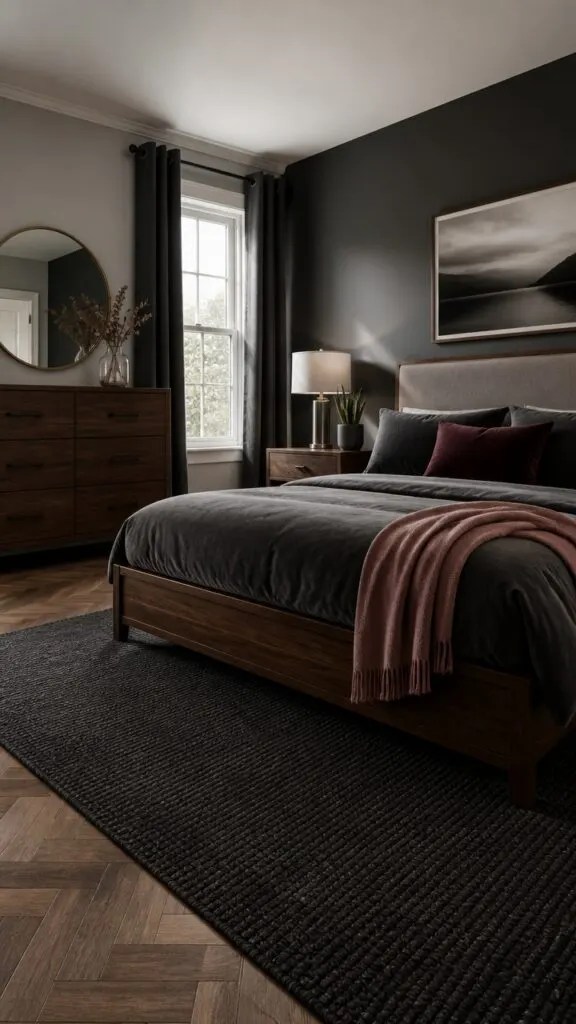 11 Slate Gray Dark Walnut Bedroom Ideas for Women