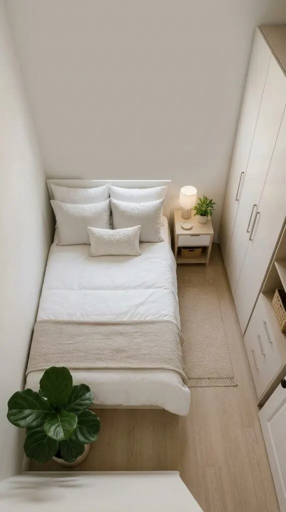 7 Tiny Bedroom Layouts That Make Bed Placement Work